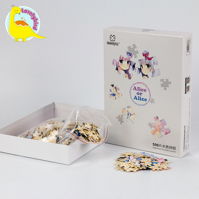 Wholesale 500pc Custom Wooden Puzzle