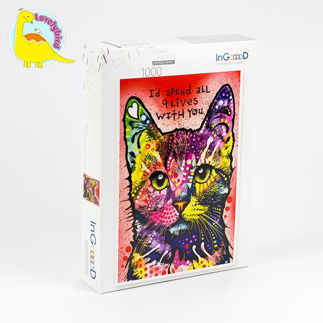 Hot Sale 1000pc Wooden Puzzle for Adult