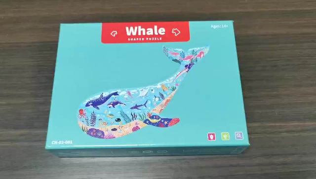Children's Handmade Animal Model Complanate Paper Jigsaw Puzzles