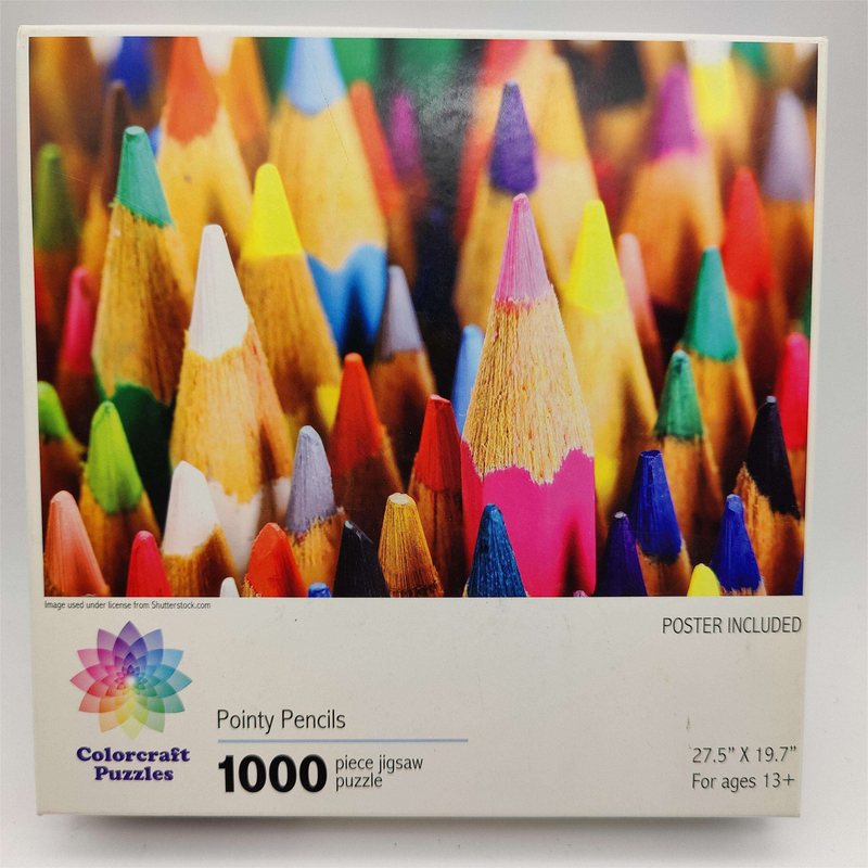 Wholesale factory puzzle products for Adult Game Custom design cardboard 1000 pcs jigsaw puzzles