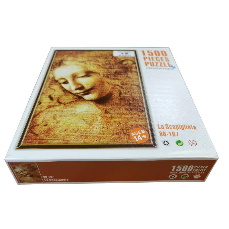 Custom Crossword Puzzle Factory Price 1500 Pieces Jigsaw Puzzles