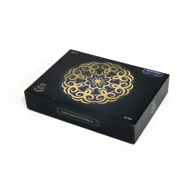 Small MOQ Circular Paper Cardboard Puzzles Round Flower Jigsaw Puzzle manufacturer