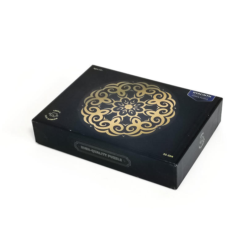 Small MOQ Circular Paper Cardboard Puzzles Round Flower Jigsaw Puzzle manufacturer