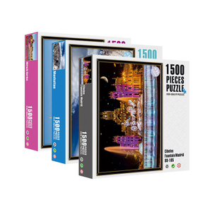 Hot Sale Custom 1500 Pieces Paper Personalized Jigsaw Puzzles For Kids And Adult