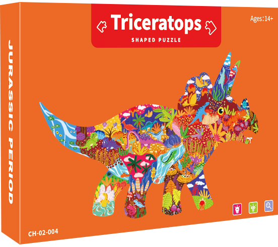 Animal Template Puzzle Children Paper Cardboard Educational Games Jigsaw Puzzle kids Toys