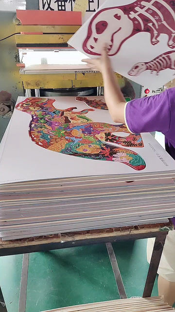 80 Pcs Larger Floor Blue Board Children Alien Animal Jigsaw
