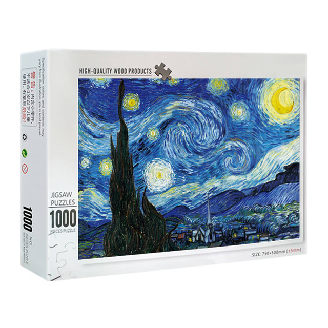1000 Pieces Customized Paper Board Signature Collection Jigsaw Puzzle