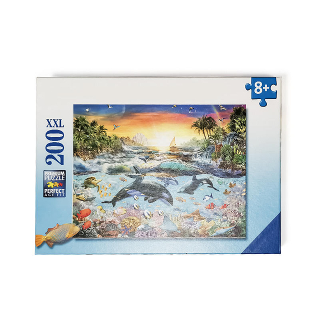 Preschool Educational Toys Puzzles Children Kids Paper Cardboard Jigsaw Puzzles