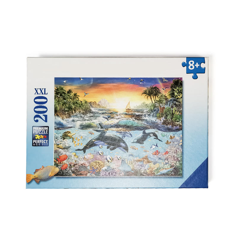 Preschool Educational Toys Puzzles Children Kids Paper Cardboard Jigsaw Puzzles