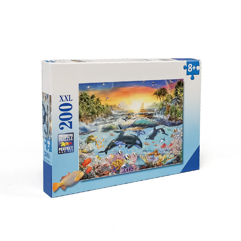 Preschool Educational Toys Puzzles Children Kids Paper Cardboard Jigsaw Puzzles