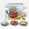 Wholesale price 36/48/60 Piece Cartoon Pattern Customization Jigsaw Puzzle For Children