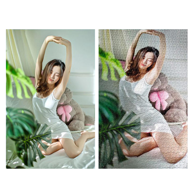 Personalized Artistic Photo Customizable sublimation on blank 500 Pcs Jigsaw Puzzle