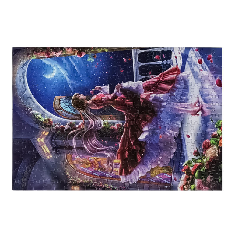 Wholesale Child Cartoon Games Intellectual small Toys 300 500 pieces Jigsaw Puzzles For Kids
