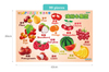 High Quality Custom Children Jigsaw Puzzle Wooden Puzzle Toy Learning 2 in 1wooden Puzzle