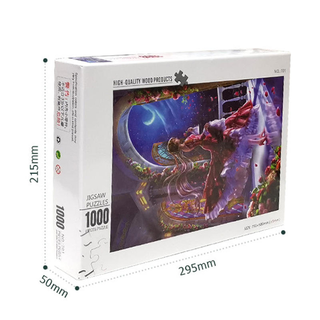 Hot Sale 1000 Pieces Educational Wood Jigsaw Wooden Puzzle For Adult