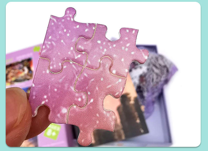 Wholesale Custom Artwork Puzzles Pattern Lovely Pig 1000 Pieces Plastic Jigsaw Puzzles For Adults