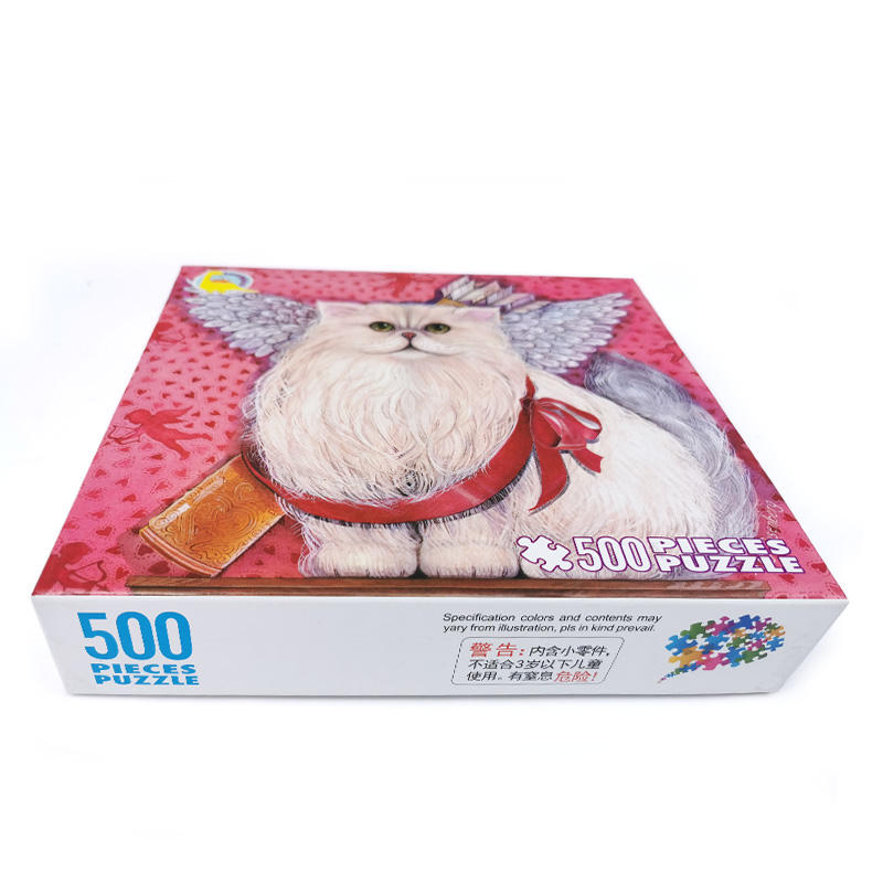 Manufacturer Produces Custom Animal Design Develops The Brain 500 Piece Jigsaw Puzzle