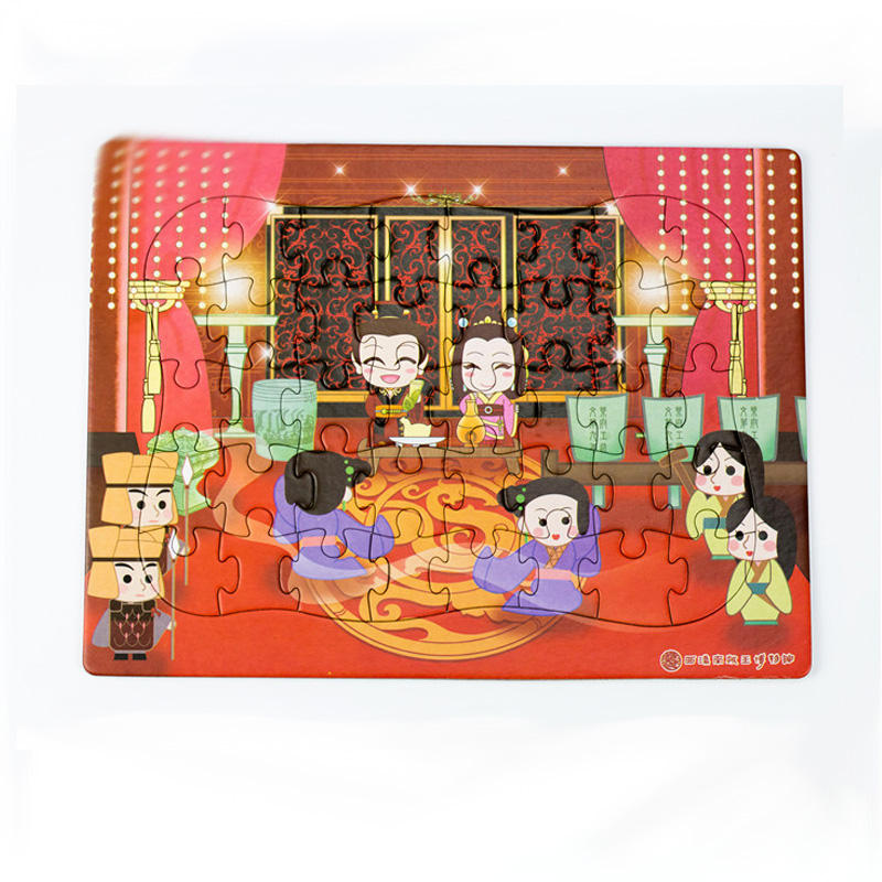 Wholesale OEM custom children jigsaw puzzle 40 Pcs kids puzzles jigsaw intelligent
