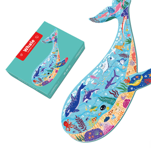 Wholesale Children Games Personalized Custom 50 80 100 Pieces Educational Jigsaw Puzzles for Kids