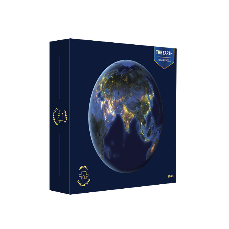 Circle Puzzle Educational Toys earth Round 500pcs jigsaw puzzle for kids adult