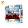 Hot Stamping Embossing Custom 1500pc Jigsaw Puzzle for Adult