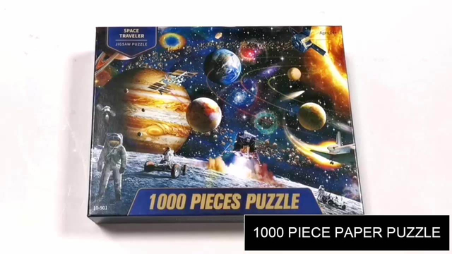 High Quality 1000 Pieces Classic Custom Adult Gift Jigsaw Paper cardboard Sublimation Blank Puzzle