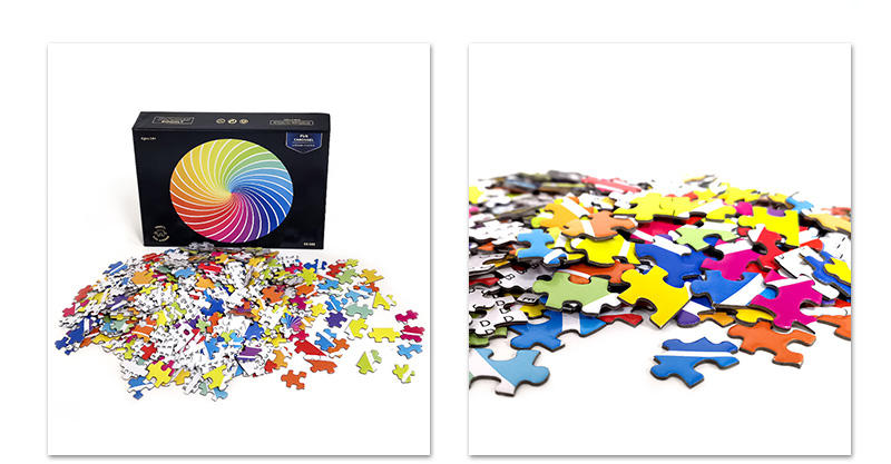 Wholesale World Famous Custom Accessories And Mould Circle Round 500 Pieces Jigsaw Puzzle