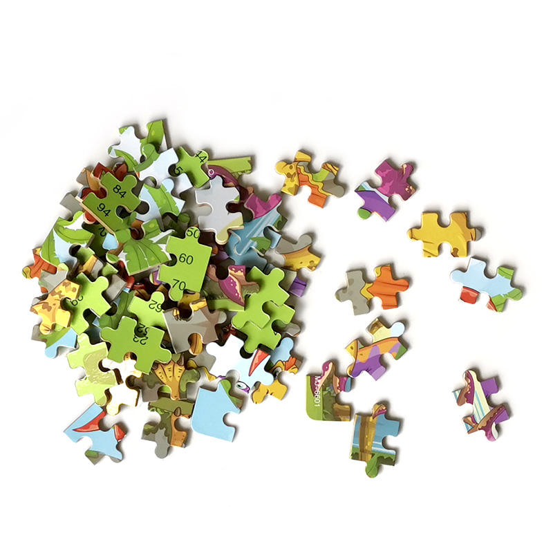 Kids Puzzle Dinosaur Eggs Packaging Box 60 Pieces Jigsaw Puzzle For Baby