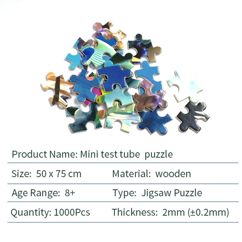 New Style Hot Sale Cartoon DIY Business Wooden Jigsaw Puzzle For Adults