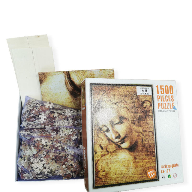 Custom Crossword Puzzle Factory Price 1500 Pieces Jigsaw Puzzles
