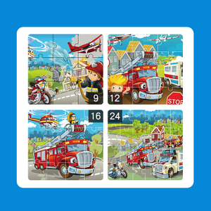 In Stock 4 In 1 Animals Cartoon Wood Educational Toys Child Jigsaw Puzzle