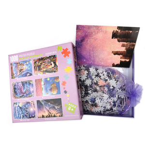 Wholesales Intellectual Puzzles Game Plastic 1000 Pieces Creative Jigsaw Puzzle