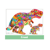 80 Pcs Larger Floor Blue Board Children Alien Animal Jigsaw