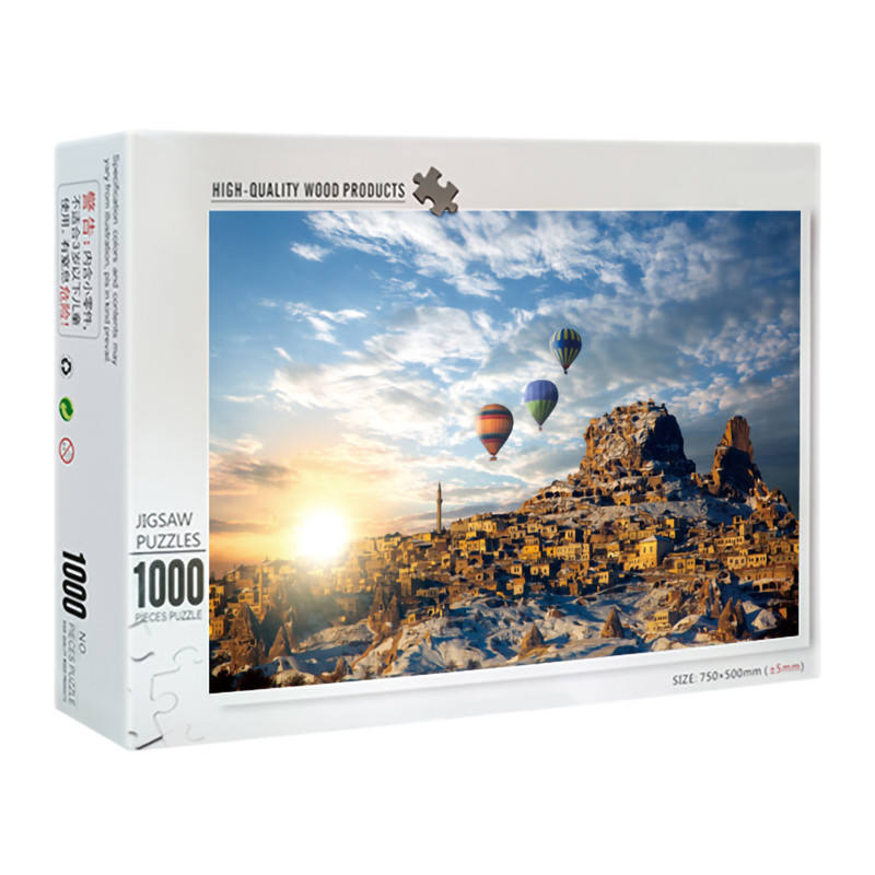 High Quality Printing Custom 1000 Pcs Paper intellectual Jigsaw Puzzle For Adult