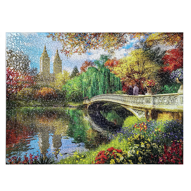 Wholesale 1000 Pieces Various Styles Puzzles Custom Paper Cardboard Jigsaw Puzzle