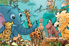 Kids Puzzle customized design animal 300 pieces Wooden Jigsaw Puzzle For Children