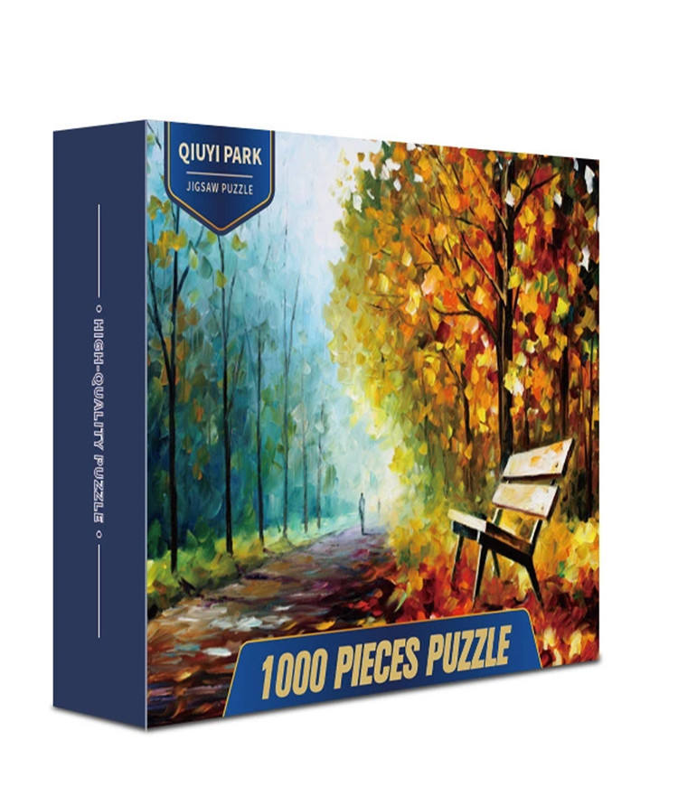 Promotional OEM ODM Custom puzzle game toy for adults and Children jigsaw puzzle 1000 piece