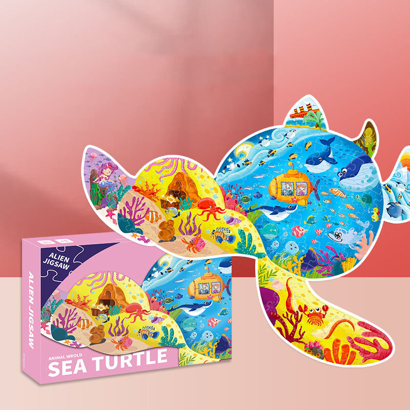 In Stock 120 Piece Puzzle Kid Paper Cardboard Complanate Jigsaw