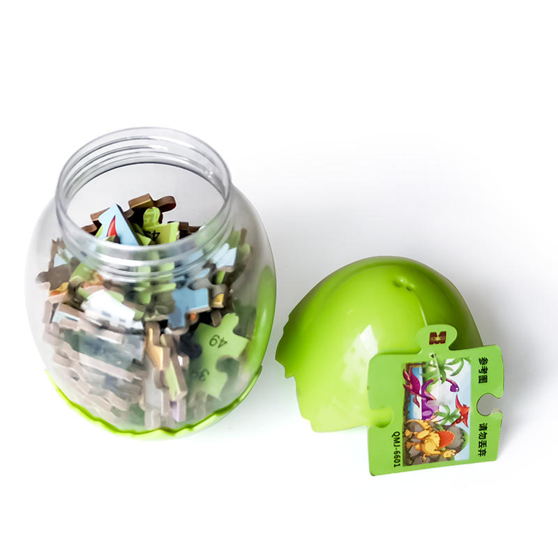 Kids Puzzle Dinosaur Eggs Packaging Box 60 Pieces Jigsaw Puzzle For Baby