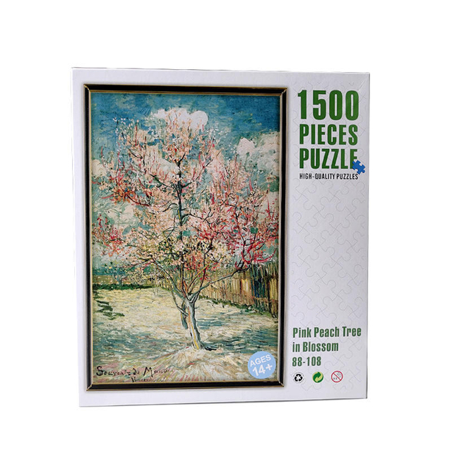 Wholesale reasonable price cutting dies for custom artwork adult DIY toy 1500 pieces jigsaw puzzle