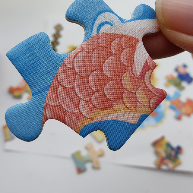 Wholesale Cheap Kids Toys Cartoon Jigsaw Puzzle Picture with Box Packaging Custom Printed