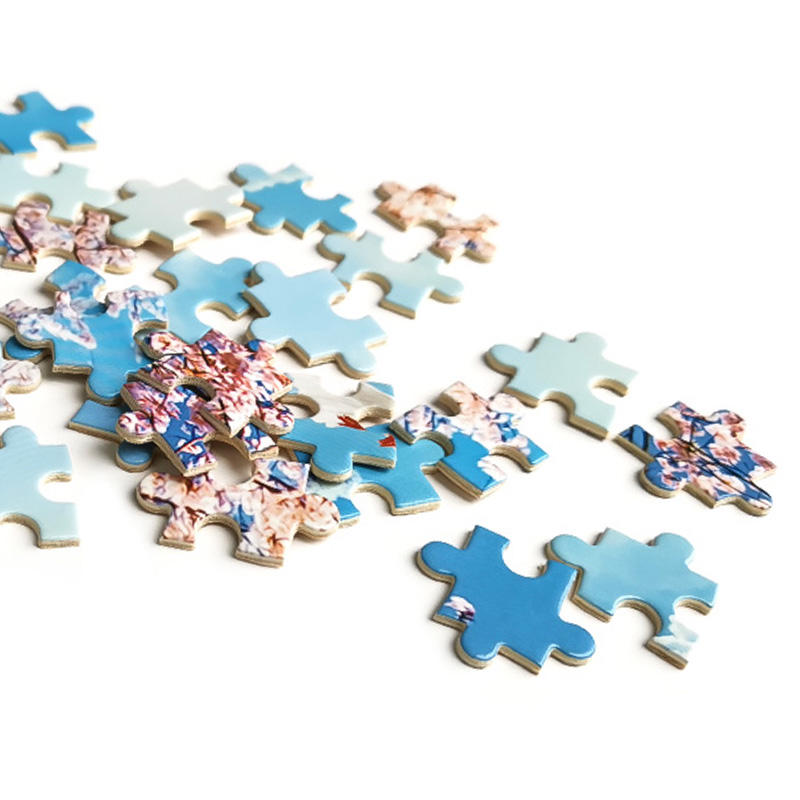 Wholesale Personalized Custom Wooden 100 300 500 1000 Pieces Jigsaw Puzzles Kids And Adult