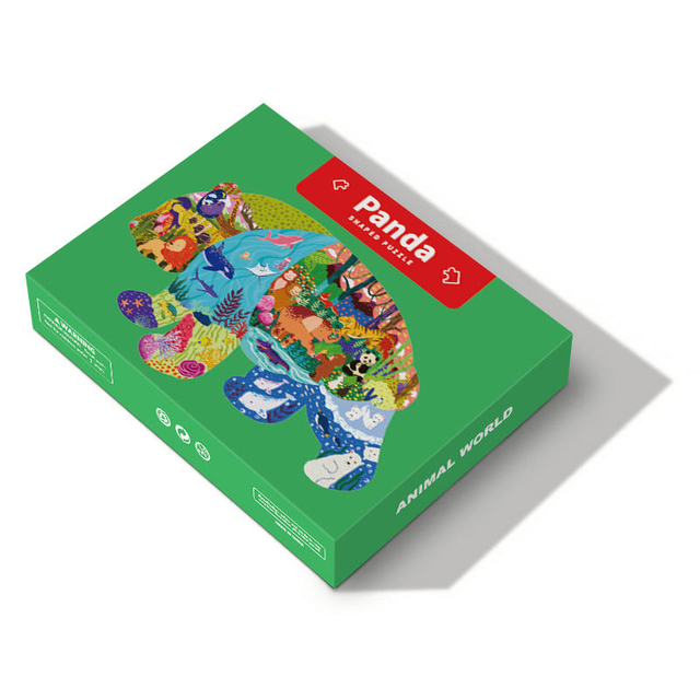 Wholesale High Quality Kids Games Personalized Custom Animal Print Paper Pcs Jigsaw Puzzles for Children