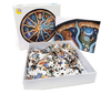 500 Pieces Zodiac Constellation Educational Toys Games Cardboard Round Funny Jigsaw Puzzle