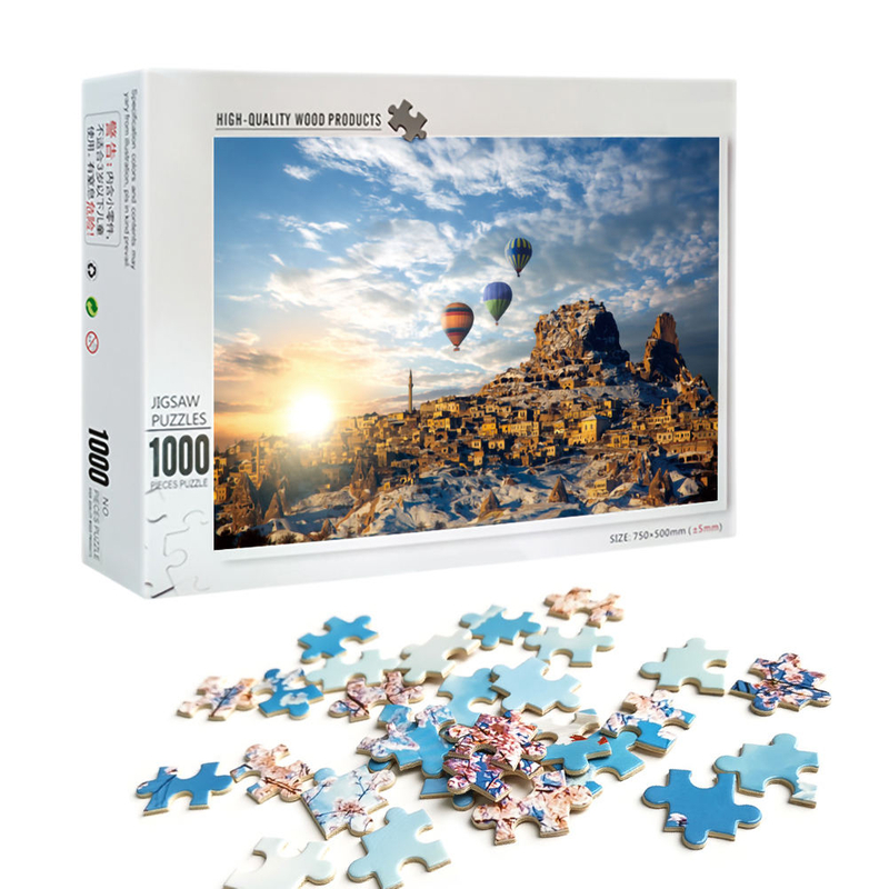 Factory Customize Jigsaw Puzzles Wooden 1000 Pieces For Teenagers