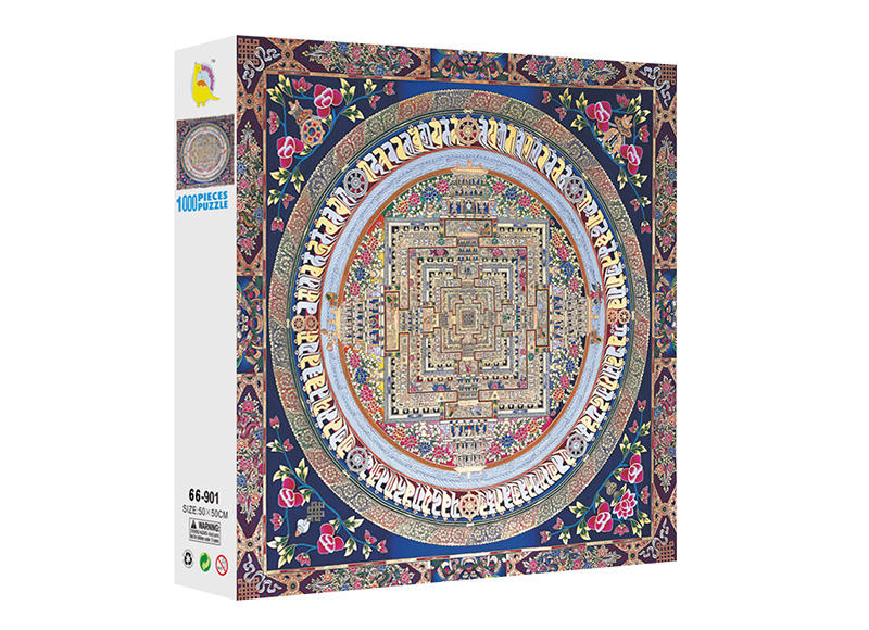 Wholesale 1000 Pieces Black Cardboard Adult Jigsaw Puzzle Educational Toys Puzzles