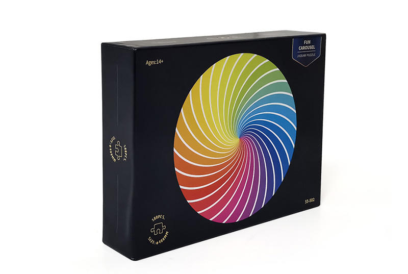 Hot Sale Circle Shape Puzzle Educational Toys made Round 500 pieces Jigsaw Puzzle for Adult and kids