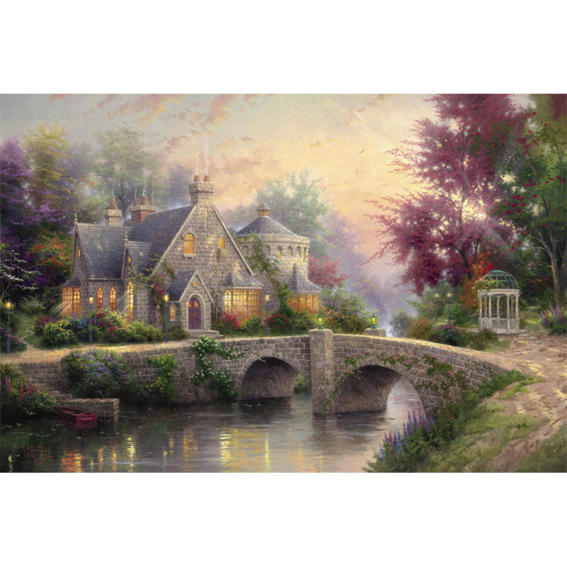 Wholesale Print Degradable Paper Customized 1000 Pieces Jigsaw Puzzle For Teenagers
