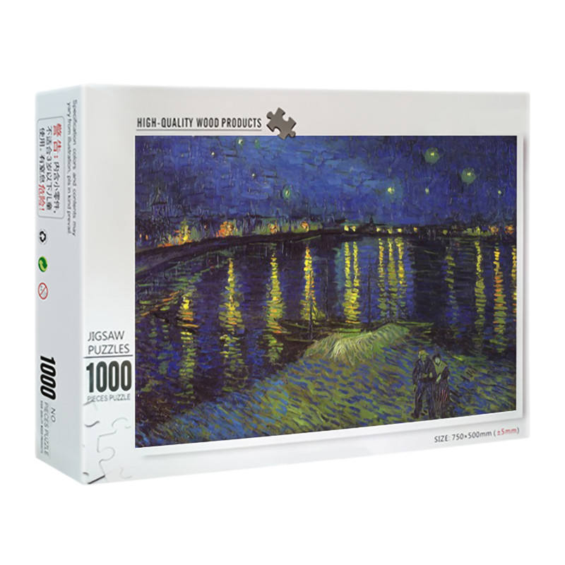 Custom Paper Jigsaw Puzzle Wholesale 1000 pieces Game Puzzle For Adults