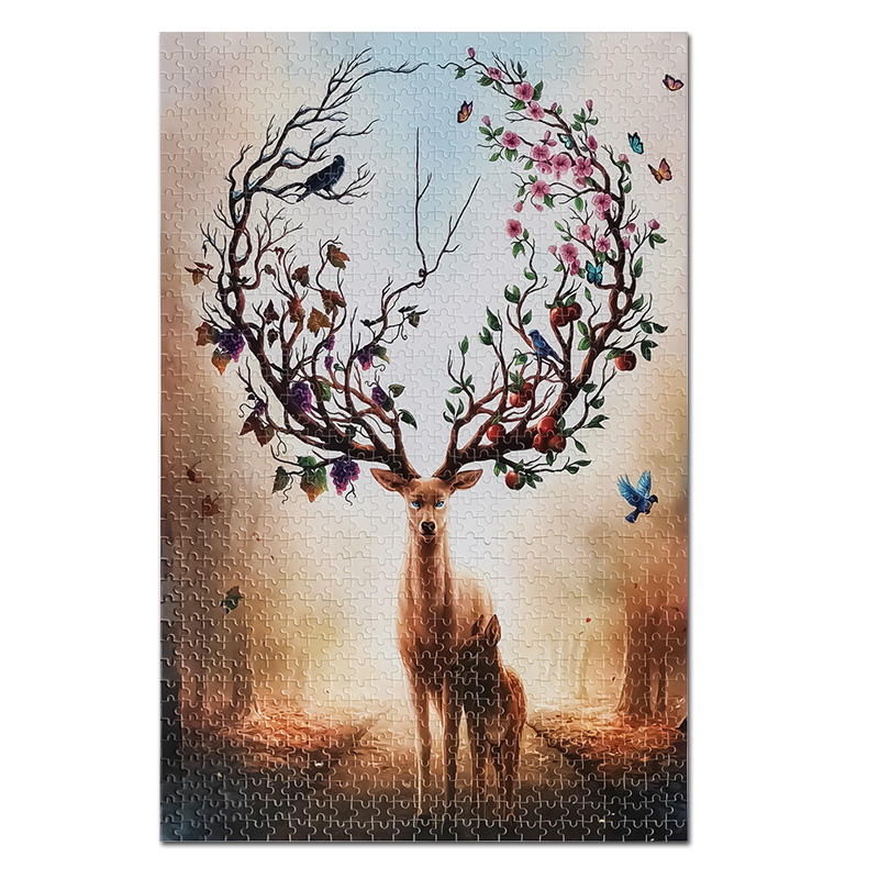 Wholesale Customized Picture 1000 Piece Wooden Puzzle Jigsaw For Adults Holder
